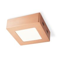 Light depot - LED plafondlamp Ska vierkant 12 - koper - Outlet - thumbnail