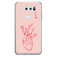 Blooming Heart: LG V30 Transparant Hoesje