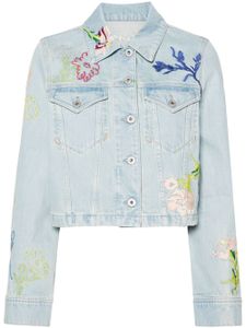 Kenzo veste Drawn Flowers - Bleu