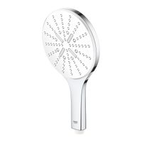 Handdouche Grohe Rainshower SmartActive 150 Rond 15cm Chroom/Wit - thumbnail