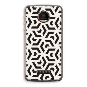 Crazy pattern: Motorola Moto Z Force Transparant Hoesje