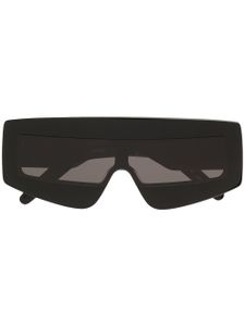 Rick Owens lunettes de soleil à monture masque - Noir