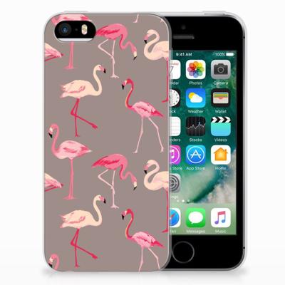 Apple iPhone SE | 5S | TPU Hoesje | Flamingo