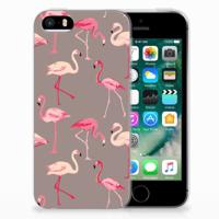 Apple iPhone SE | 5S | TPU Hoesje | Flamingo