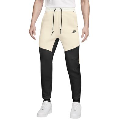 Nike Tech Fleece Sportswear Joggingbroek Beige Zwart Gebroken Wit