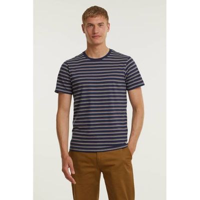 PRODUKT gestreept T-shirt Jim donkerblauw PRODUKT gestreept T-shirt Jim donkerblauw