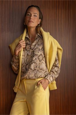 Bobby snake blouse - multi color - 13441