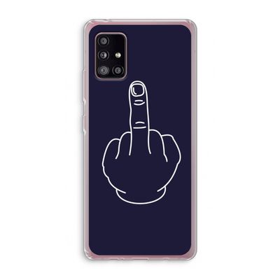 F**k U: Samsung Galaxy A51 5G Transparant Hoesje