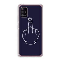 F**k U: Samsung Galaxy A51 5G Transparant Hoesje