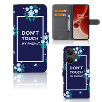 OnePlus Nord 3 Portemonnee Hoesje Flowers Blue DTMP