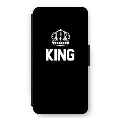 King zwart: iPhone 11 Pro Max Flip Hoesje