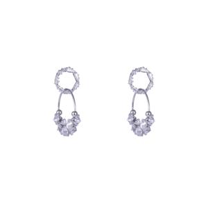 Day&Eve Oorbellen Sparkle Rings Zilver