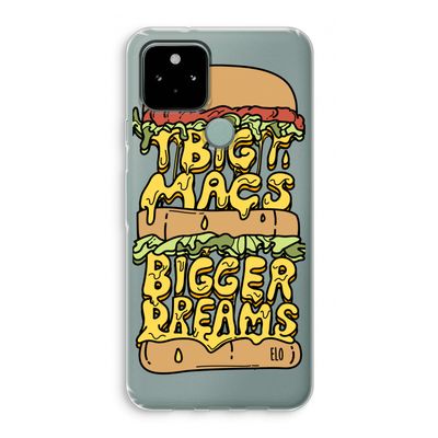 Big Macs Bigger Dreams: Google Pixel 5 Transparant Hoesje