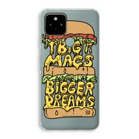 Big Macs Bigger Dreams: Google Pixel 5 Transparant Hoesje