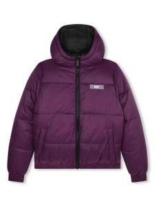 Dkny Kids doudoune réversible à logo imprimé - Violet