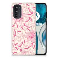 Motorola Moto G52/G82 | TPU Case | Pink Flowers