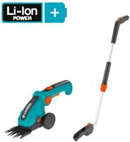 Gardena accu grasschaar set comfortcut li + steel/wielen - 09889-20 09889-20