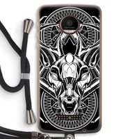 Oh Deer: Motorola Moto Z Force Transparant Hoesje met koord