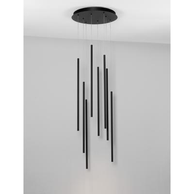 Lyora Design hanglampElettra 8-lichts zwart - 9081802