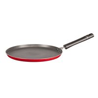 Aluminium pannekoekenpan rood met anti-aanbak laag 24 cm