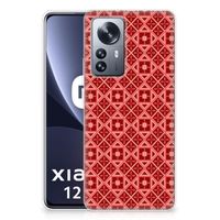 Xiaomi 12 Pro TPU bumper Batik Rood