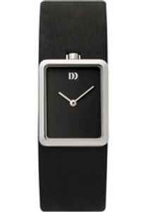 Horlogeband Danish Design IV13Q868 Leder Zwart 24mm