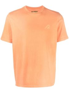 Autry t-shirt en coton à logo en relief - Orange