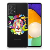 Samsung Galaxy A52 (5G/4G) Telefoonhoesje met Naam Lion Color