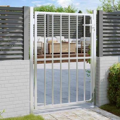 Tuinpoort 100x145 cm roestvrij staal
