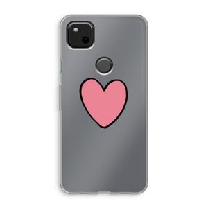 Hartje: Google Pixel 4a Transparant Hoesje
