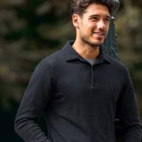 Heren Trui Casteren | Zwart/ Antraciet