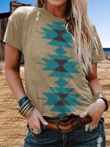 Shift Short Sleeve Tribal Casual T-shirt