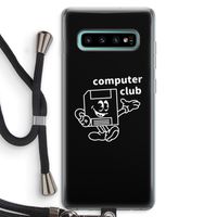 Floppyhead: Samsung Galaxy S10 Plus Transparant Hoesje met koord