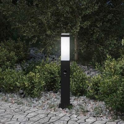 Bolderverlichting met sensor 50 cm zwart IP44
