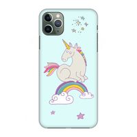 Regenboog eenhoorn: Volledig geprint iPhone 11 Pro Max Hoesje