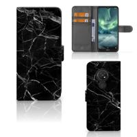 Nokia 7.2 | Nokia 6.2 | Bookcase | Marmer Zwart - Origineel Cadeau Vader