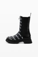 Hoge Chelsea boot met berichten - BLACK - 41