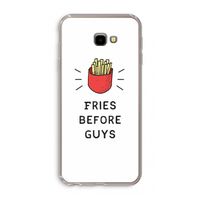 Fries before guys: Samsung Galaxy J4 Plus Transparant Hoesje