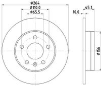 Remschijf 8DD355122821