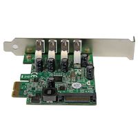 StarTech.com 4-poorts PCI Express PCIe SuperSpeed USB 3.0 controllerkaartadapter met UASP SATA-voeding - thumbnail