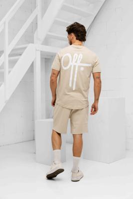Off The Pitch Fullstop Slim Fit Zomerset Heren Beige - Maat XS - Kleur: Beige | Soccerfanshop