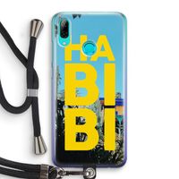 Habibi Majorelle : Huawei P Smart (2019) Transparant Hoesje met koord