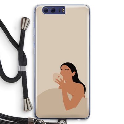 Fresh coffee: Honor 9 Transparant Hoesje met koord