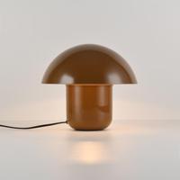 Tafellamp Javera caramello - E14-fitting - Bruin - Mushroomlamp - Paddenstoel - IP20 voor binnen - Metaal