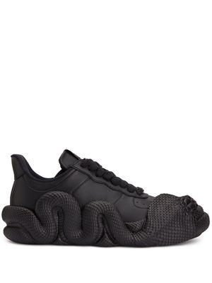 Giuseppe Zanotti baskets Cobras à détail 3D - Noir