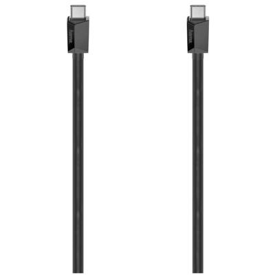 Hama USB-C-kabel Full-Featured, E-Marker, USB 3.2 Gen1, 5 Gbit/s, 1,50 m Kabel Zwart