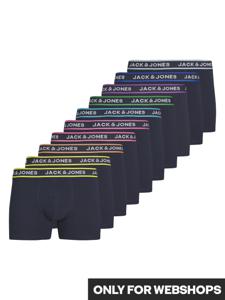 Jack & Jones Jack & Jones Heren Boxershorts Trunks JACLIME Navy Blazer 10-Pack