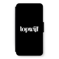Topwijf Zwart: iPhone 11 Pro Max Flip Hoesje