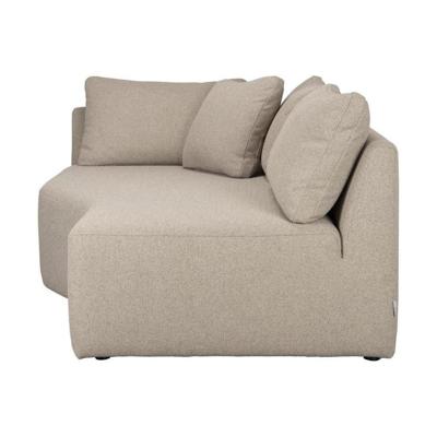 Zuiver Prosper module chaise longue rechts Cappuccino