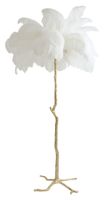 Light & Living Vloerlamp 'Feather' 180cm, kleur Wit